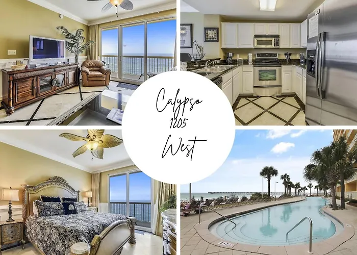 Calypso 1205 - Amazing Condo! Free Fun! Sleeps 4, Free Beach Chairs Condo